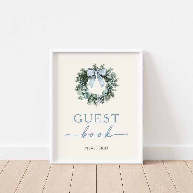 Winter Woodland Guest Book Sign (Creator Uploaded)