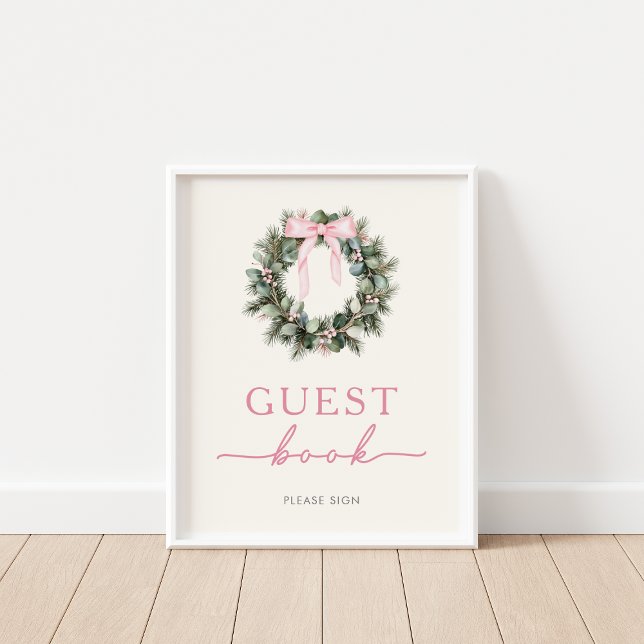 Winter Woodland Guest Book Sign (Creator Uploaded)
