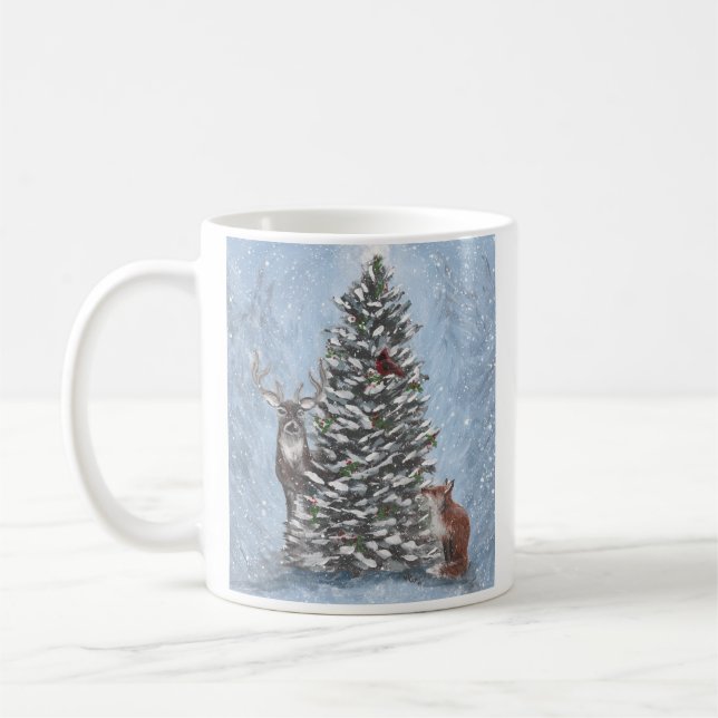 Winter Woodland Mug (Left)