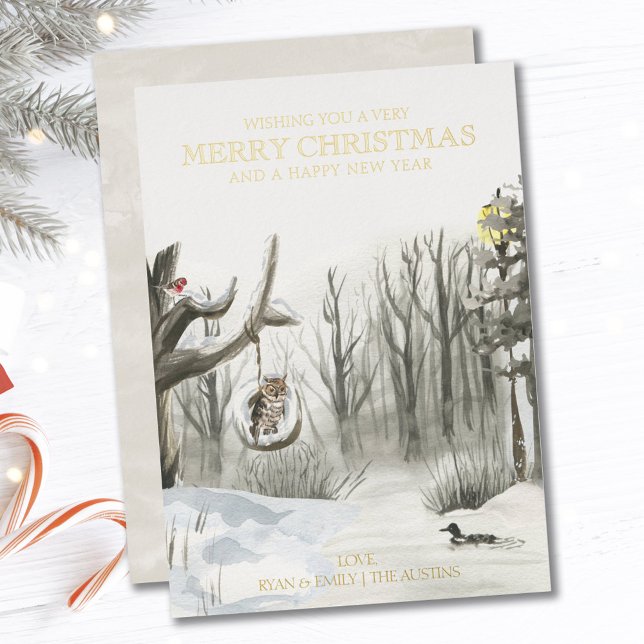 Winter Woodland Nature Luxury Gold (Creator Uploaded)