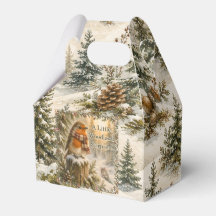 Winter Woodland Robin Birthday Celebration