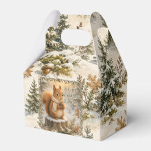 Winter Woodland Squirrel Birthday Celebration