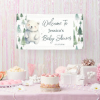 Winter Woodland Teddy Bear Baby Shower 