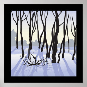 Winter Woods Poster