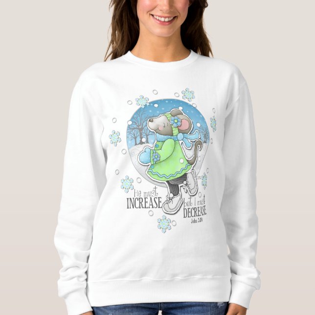 Winter Workout Mouse Sweatshirt (Front)