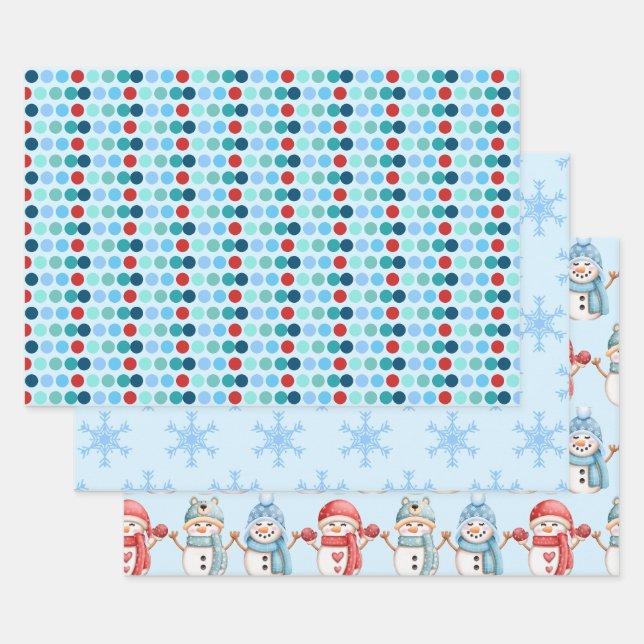 Winter Wrapping Paper Sheet Set (Set)