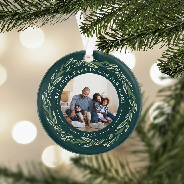 Winter Wreath | First Christmas in Our New Home Ornament (Creator Uploaded)