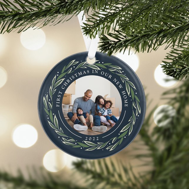 Winter Wreath | First Christmas in Our New Home Ornament (Creator Uploaded)