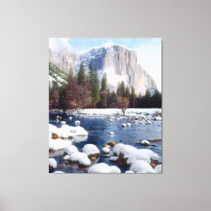 Winter Yosemite National Park Canvas Print