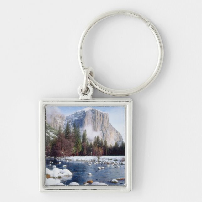 Winter Yosemite National Park Key Ring (Front)