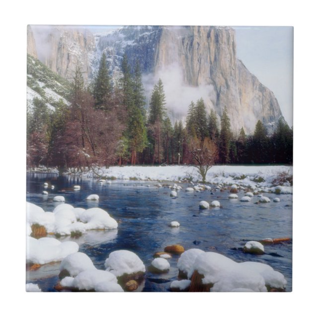 Winter Yosemite National Park Tile (Front)
