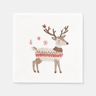 Winter, Yule & Christmas Festive Napkins