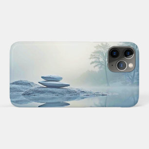 Winter Zen: Foggy Lake Balance Case-Mate iPhone Case