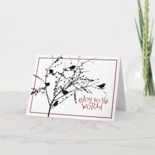 Winterberry Birds/Scripture Holiday Card