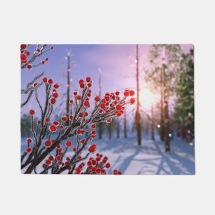 Winterberry in Ice Doormat