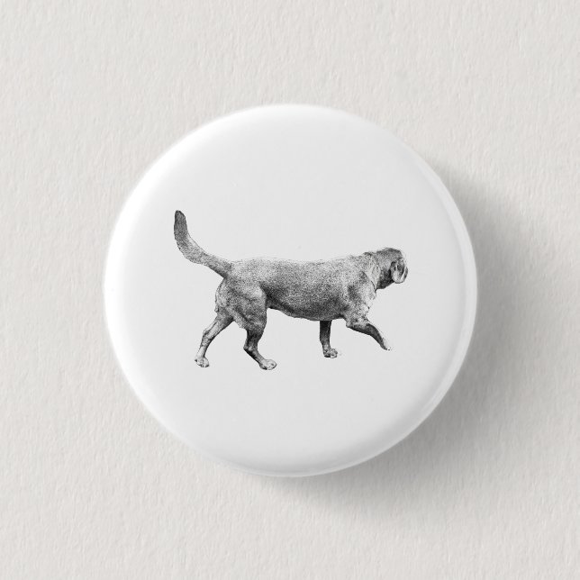 wintergray motion 3 cm round badge (Front)