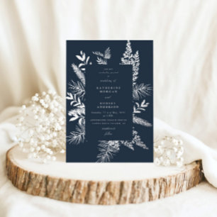 wintergreen foliage elegant wedding