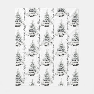 WINTERLAND Christmas fleece blanket