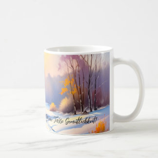 Winterlandschaft im Morgenlicht | Coffee Mug
