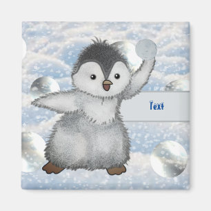 Winterpinguin  magnet