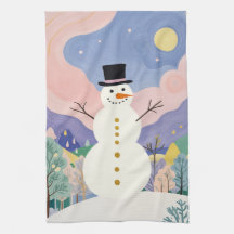 Winter's Cheerful Watcher