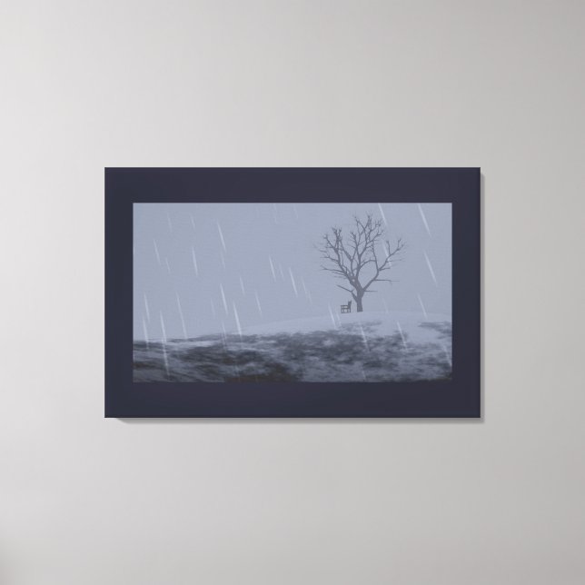 Winter's Chill Canvas Print (Front)
