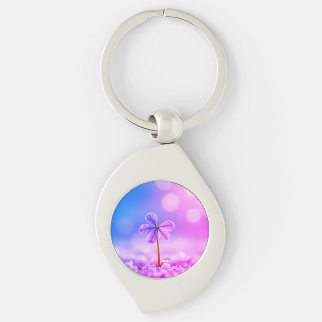 Winter's Delicate Treasure Key Ring (Front)