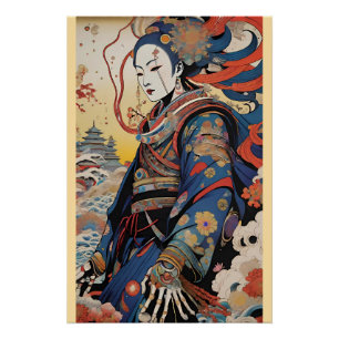 Winter's Descent - Ken Gauge Surreal Art Poster