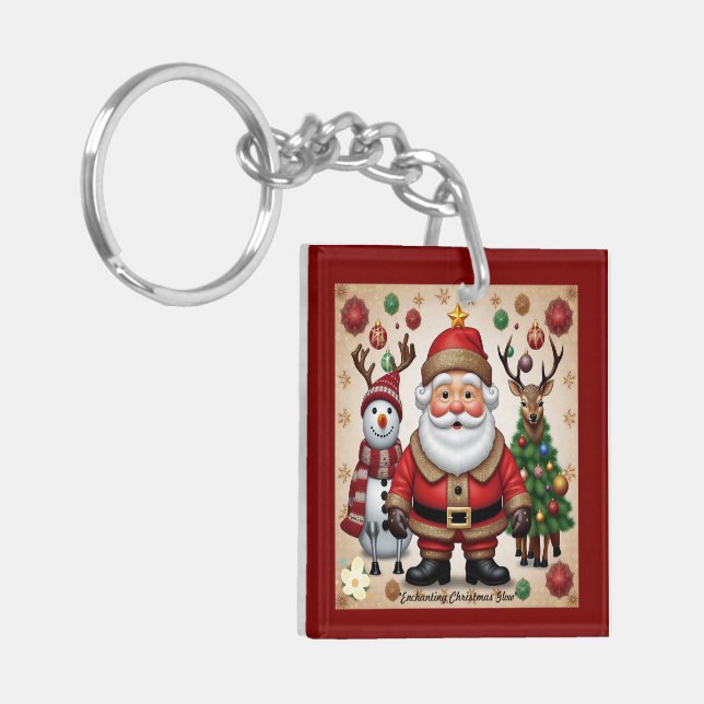 "Winter's Embrace" Key Ring (Front Left)