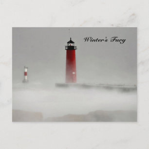 Winter's Fury Postcard