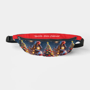 "Winter's Golden Embrace" Bum Bags