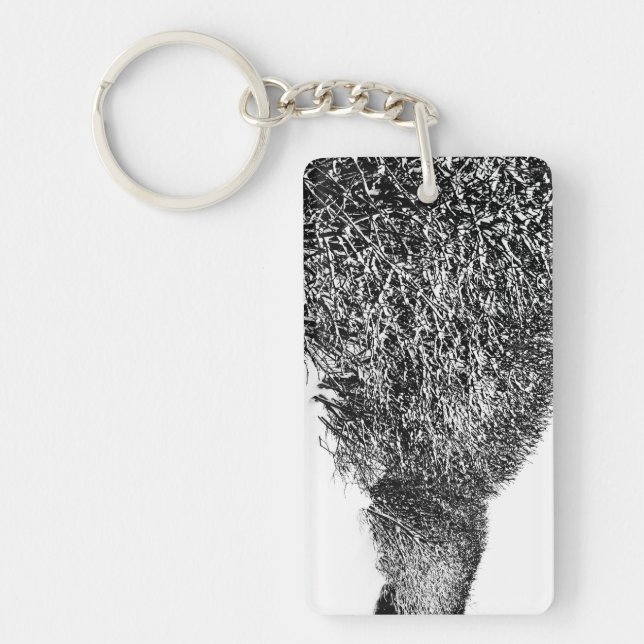 winter's hedge key ring (Front)
