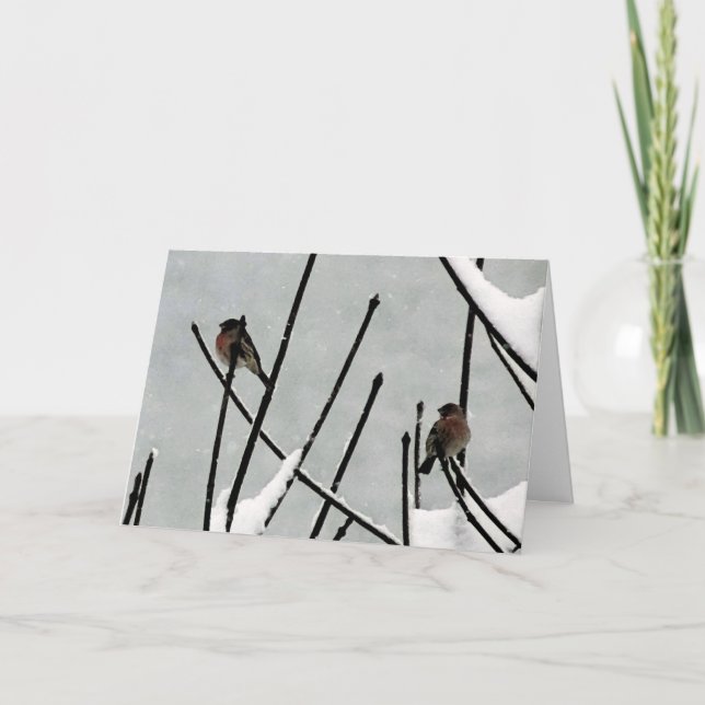 Winter's Hush Holiday Card (Front)