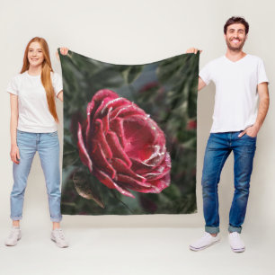 Winter's Parting Gift Fleece Blanket