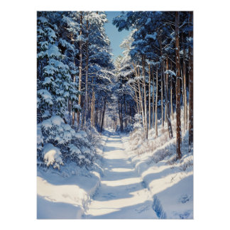Winter's Path Poster