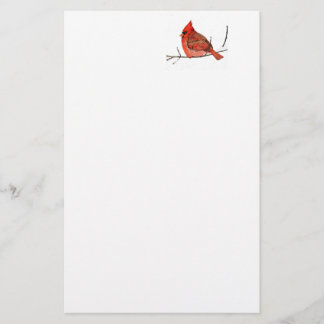 Winter's Red Stationery
