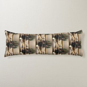 "Winter's Serene Landscape" Body Cushion