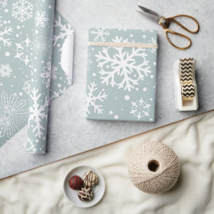 Winters Snowflakes  Wrapping Paper