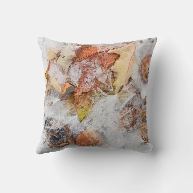 Winter's Survivors Cushion (Back)
