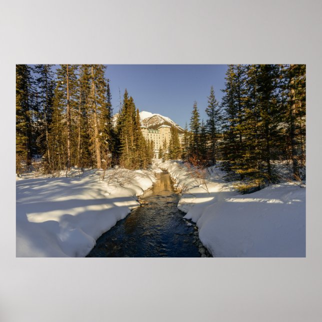 Winter's Touch at Lake Louise Poster (Front)