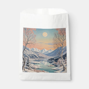 Winter's Tranquility Favour Bags