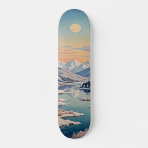 Winter's Tranquility Skateboard