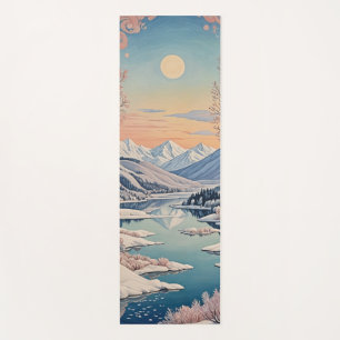 Winter's Tranquility Yoga Mat