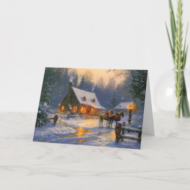 Winter's Warmth and Holiday Grace Card (Front)