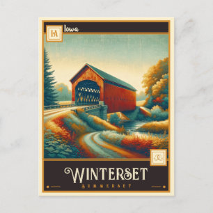 Winterset, Iowa    Vintage Postcard