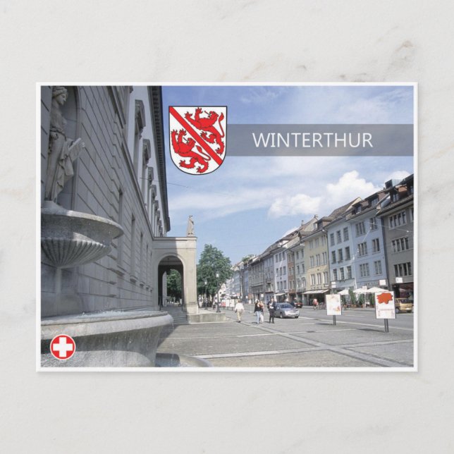 Winterthur - Switzerland Postcard. Postcard (Front)