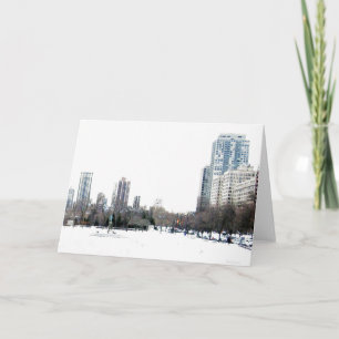Wintertime in Chicago Card