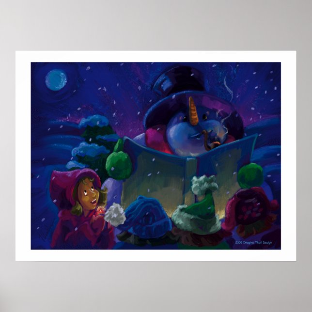 Wintertime Reading Poster (Front)