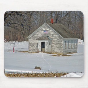 Wintertime School Mouse Pad