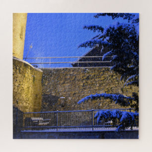 Wintertime , snow on the trees jigsaw puzzle